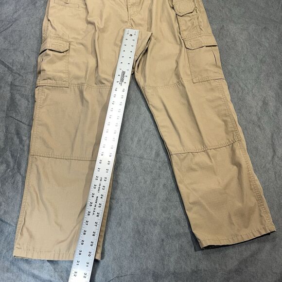 5.11 Tactical Stryke Pants Men 40x32 Brown Khaki Cargo Ripstop Utility Elastic - Picture 11 of 16